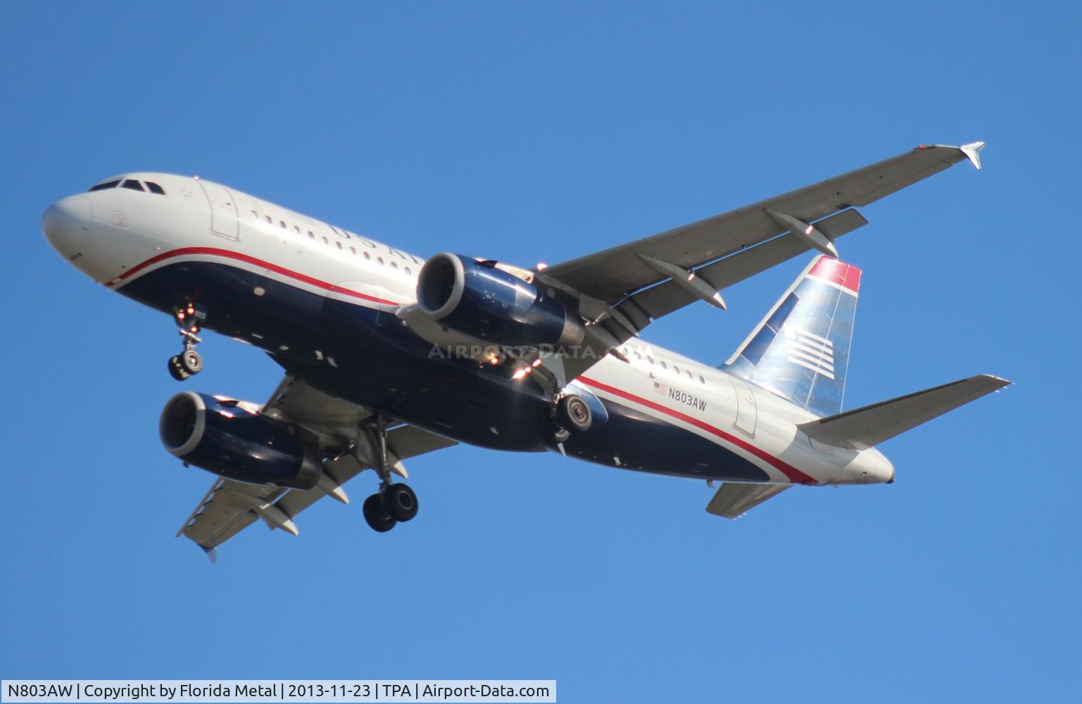 N803AW, 1998 Airbus A319-132 C/N 0931, USAirways A319