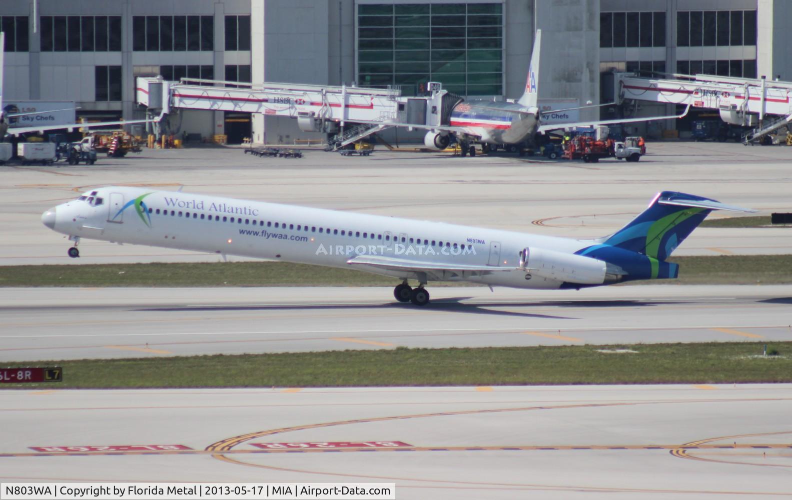 N803WA, 1988 McDonnell Douglas MD-82 (DC-9-82) C/N 49507, World Atlantic MD-82