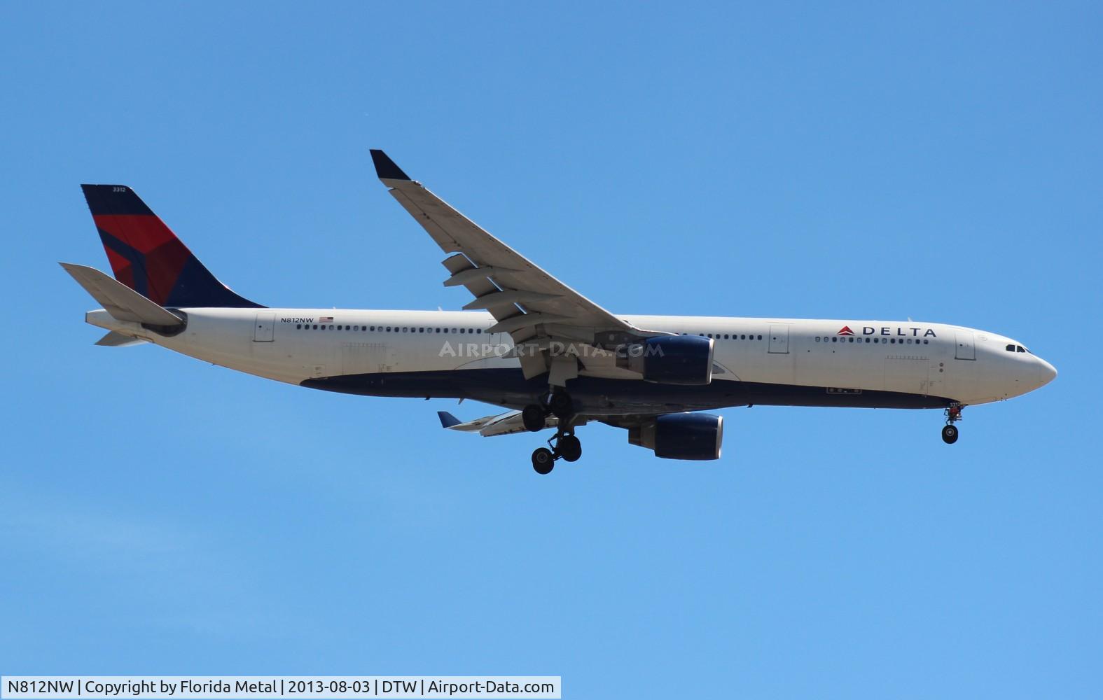 N812NW, 2006 Airbus A330-323 C/N 0784, Delta A330-300