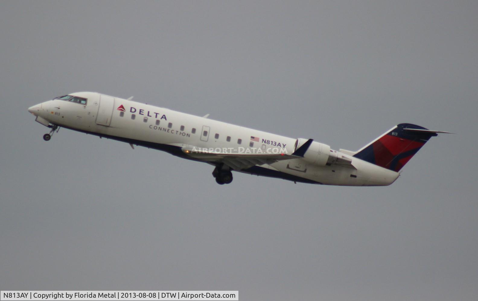 N813AY, 2005 Bombardier CRJ-200LR (CL-600-2B19) C/N 8013, Delta Connection CRJ
