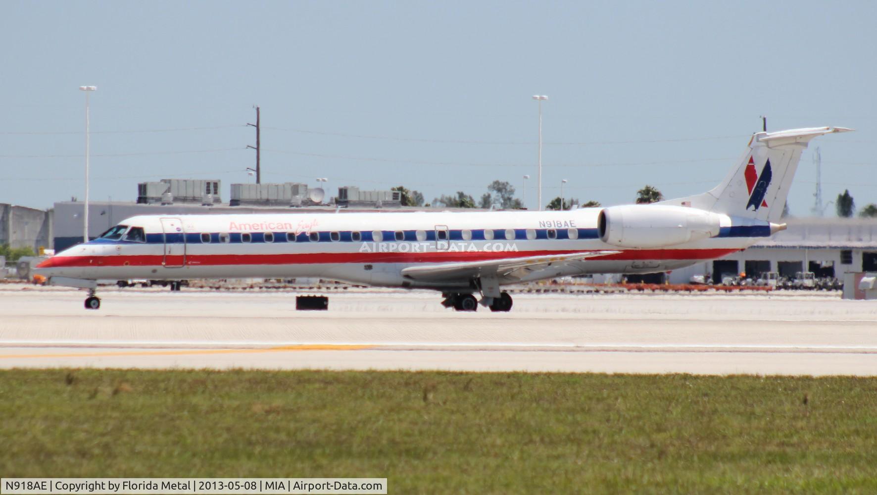 N918AE, 2005 Embraer ERJ-145LR (EMB-145LR) C/N 14500902, Eagle E145LR