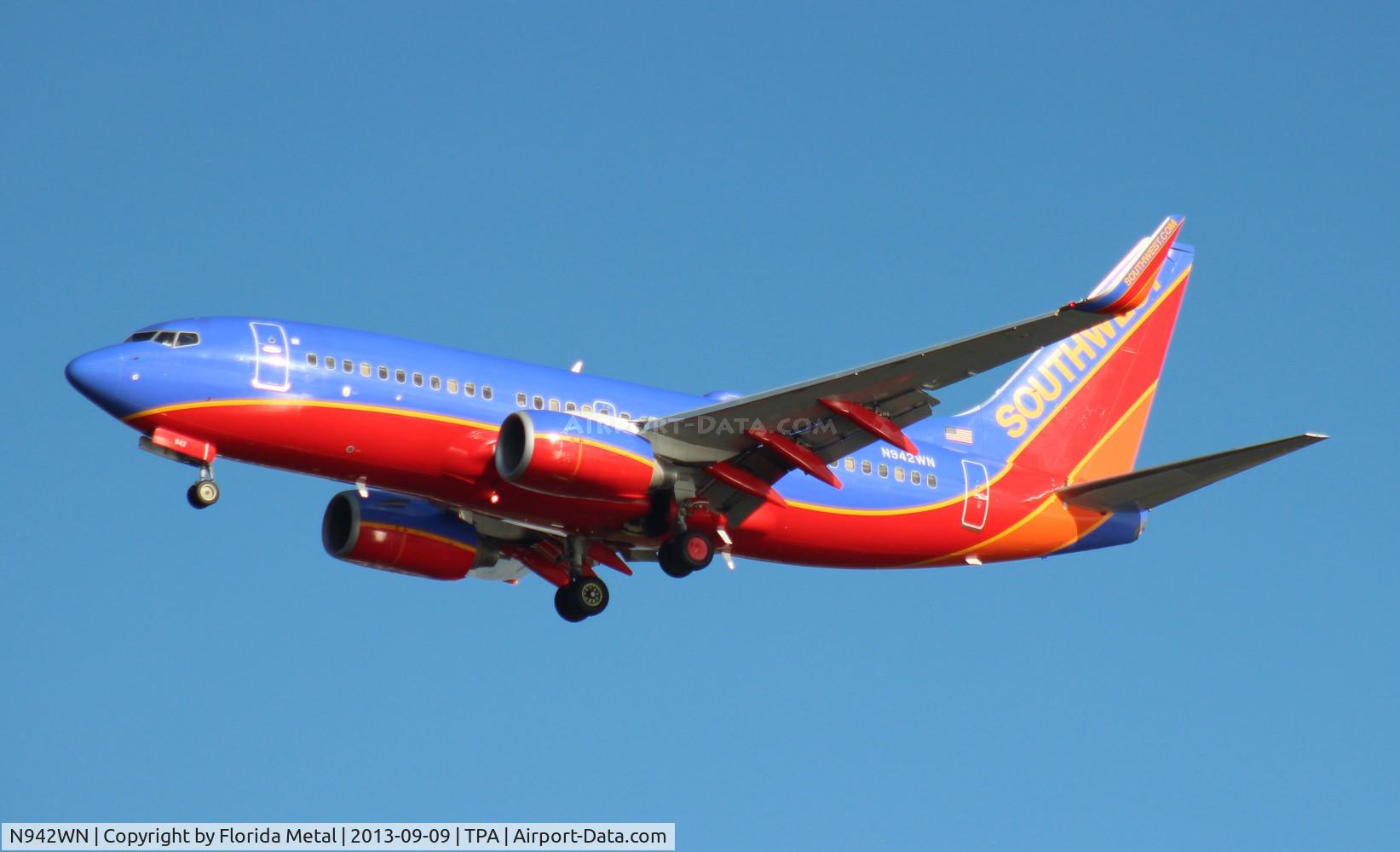 N942WN, 2009 Boeing 737-7H4 C/N 36648, Southwest 737-700