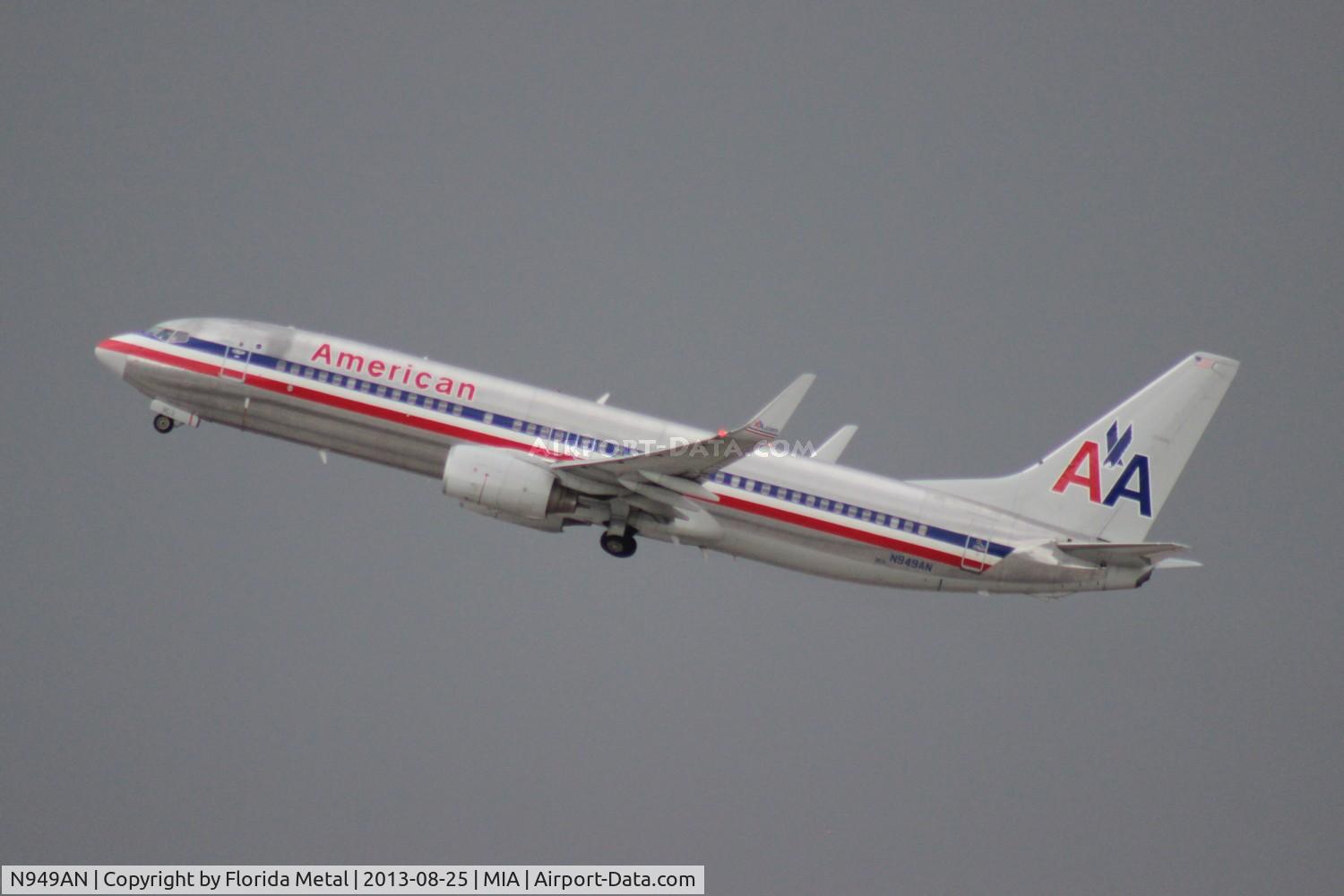 N949AN, 2000 Boeing 737-823 C/N 29537, American 737-800