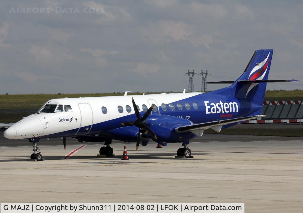 G-MAJZ, 1997 British Aerospace Jetstream 41 C/N 41100, Parked at the Terminal... Special soccer flight...