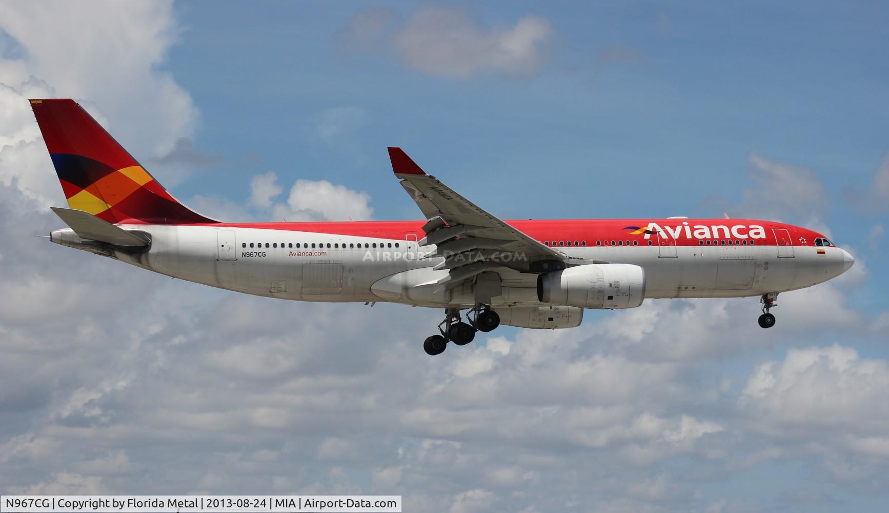 N967CG, 2008 Airbus A330-243 C/N 0967, Avianca A330-200