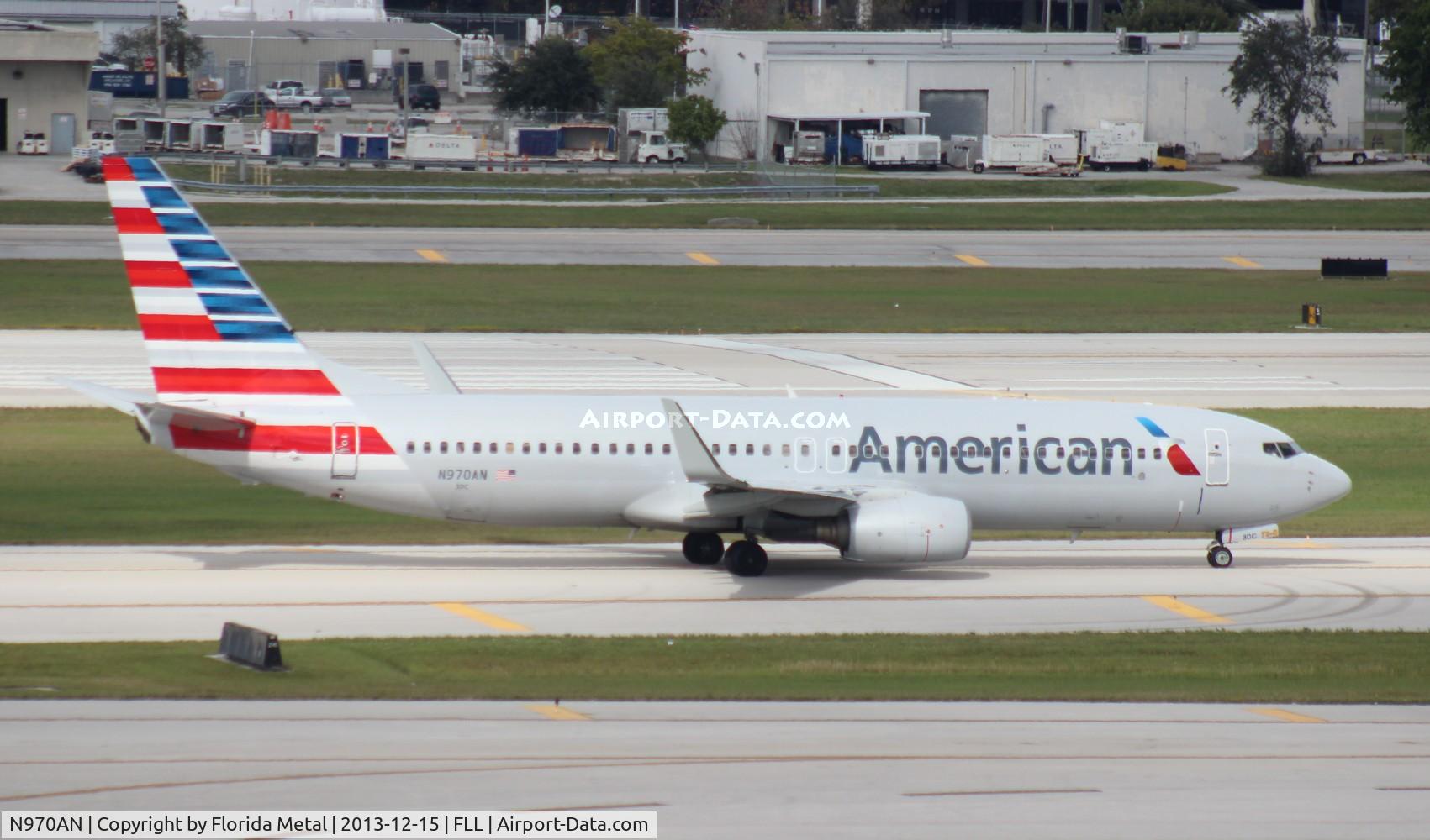 N970AN, 2001 Boeing 737-823 C/N 30096, American 737-800
