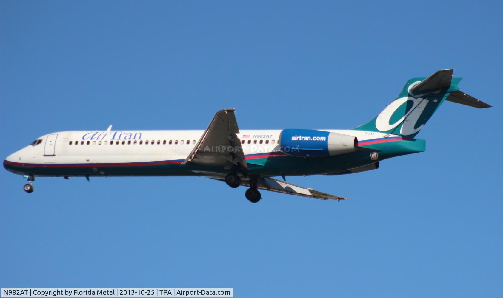 N982AT, 2002 Boeing 717-200 C/N 55041, Air Tran 717