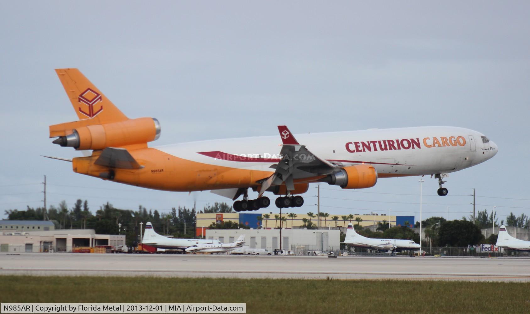 N985AR, 1992 McDonnell Douglas MD-11F C/N 48430, Centurion MD-11F