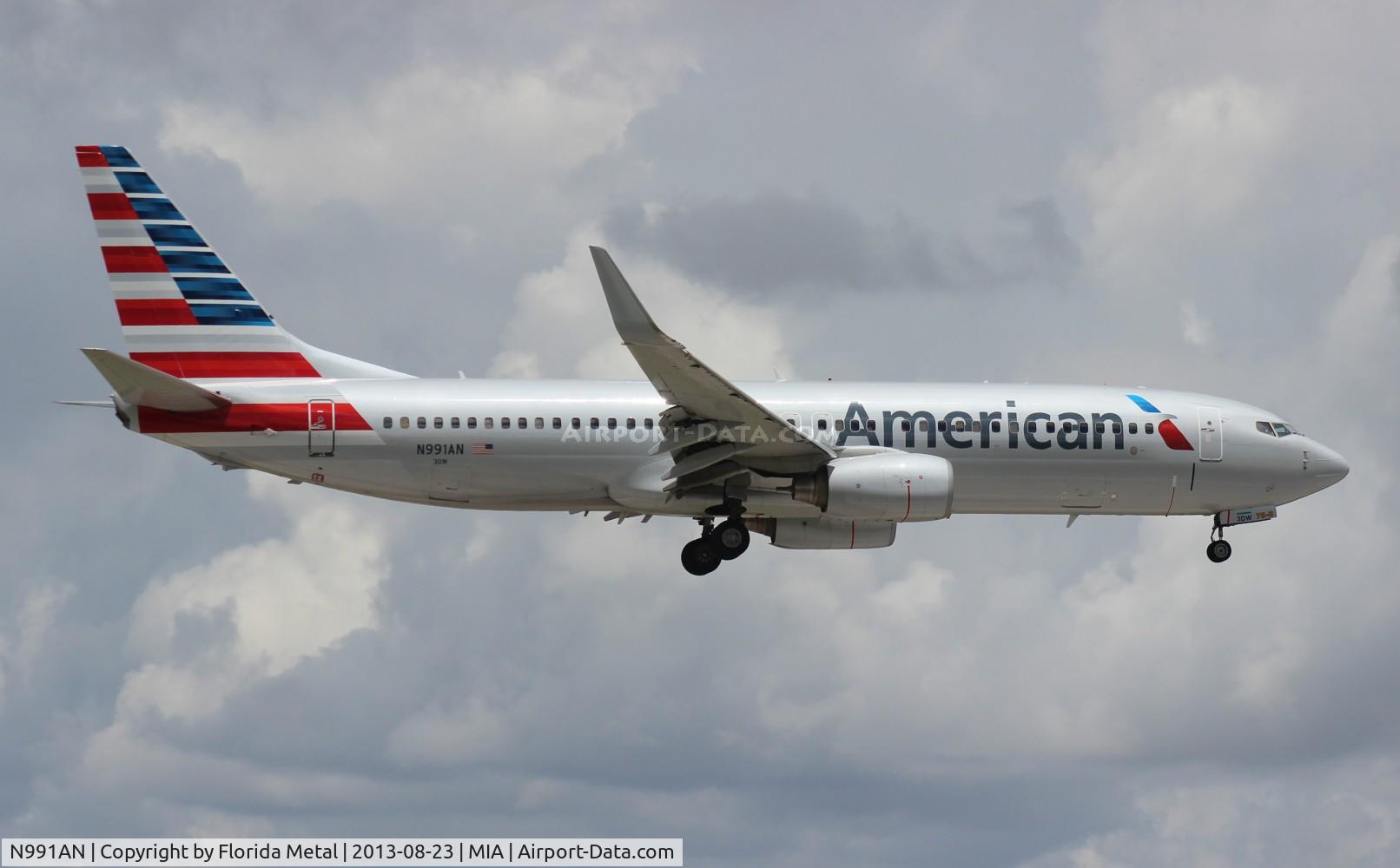 N991AN, 2009 Boeing 737-823 C/N 30920, American 737-800