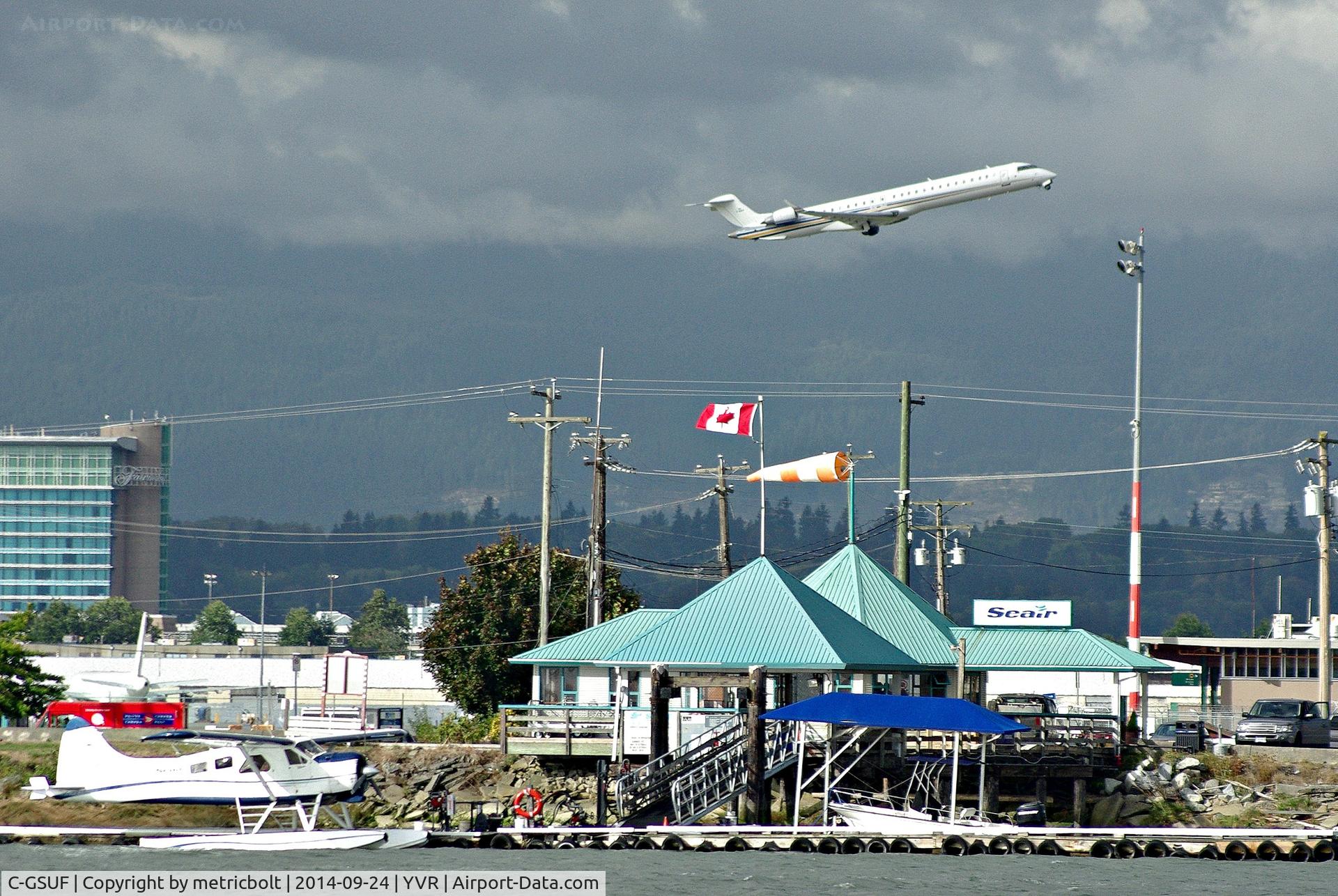 C-GSUF, 2011 Bombardier CRJ-900LR (CL-600-2D24) C/N 15271, Departure from YVR