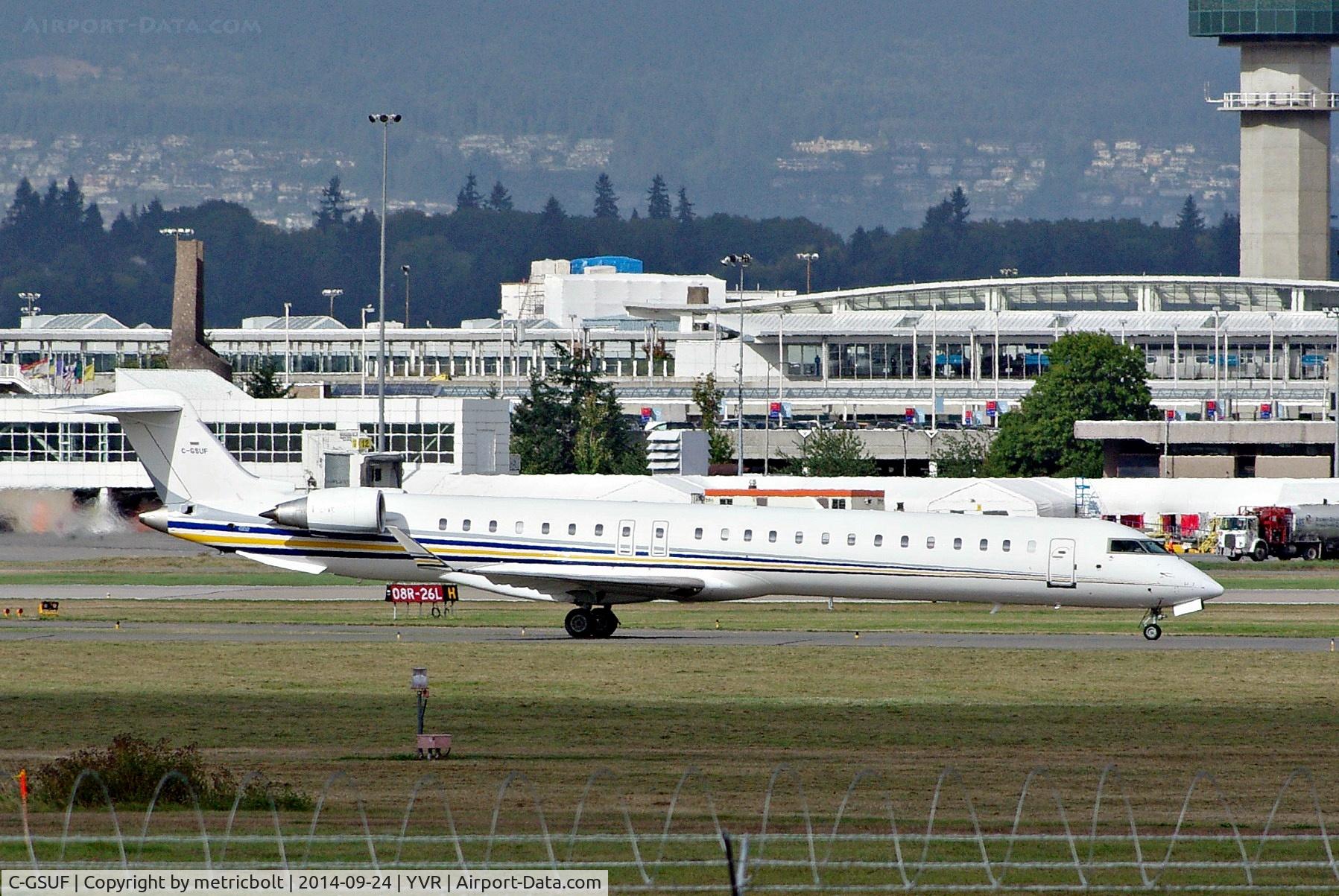 C-GSUF, 2011 Bombardier CRJ-900LR (CL-600-2D24) C/N 15271, Arrival in YVR
