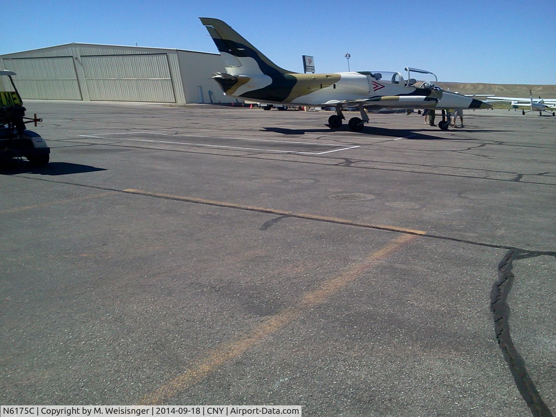 N6175C, 1984 Aero L-39C Albatros C/N 432942, refueling at KCNY