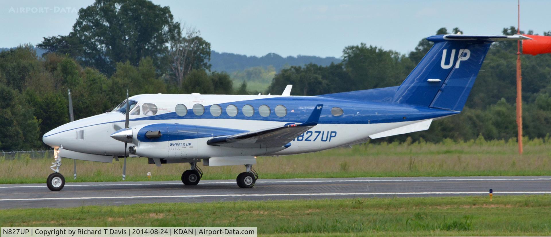 N827UP, 2014 Beechcraft B300 Super King Air C/N FL-930, another not in the database this is a Beech Super King Air 350 in Danville Va.