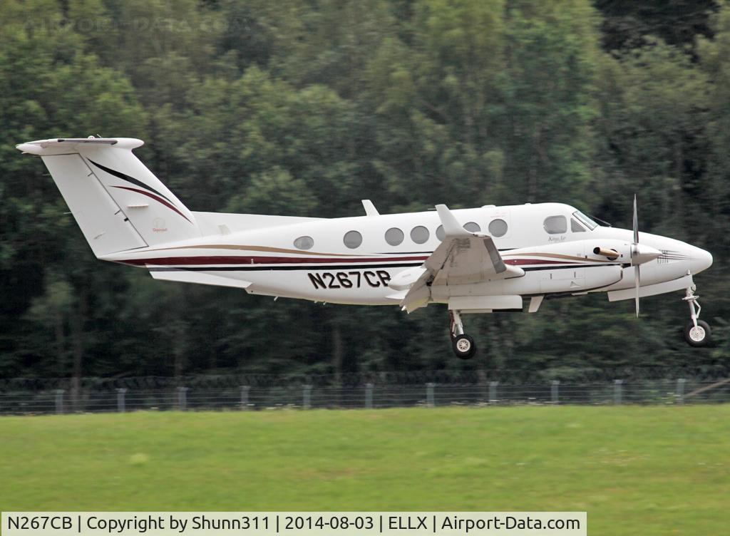 N267CB, 2004 Raytheon Aircraft Company B200 C/N BB-1873, Landing rwy 24