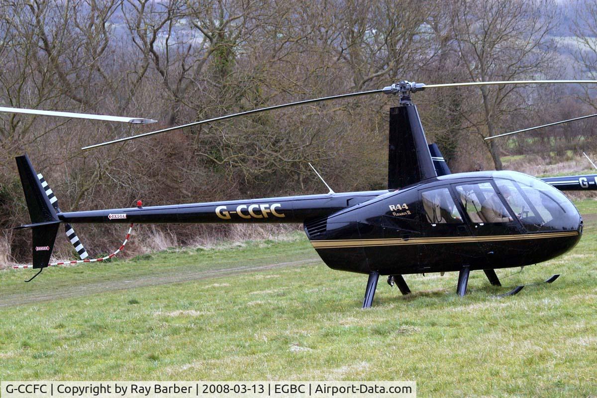 G-CCFC, 2003 Robinson R44 Raven II C/N 10151, Robinson R-44 Raven II [10151] Cheltenham Racecourse~G 13/03/2008