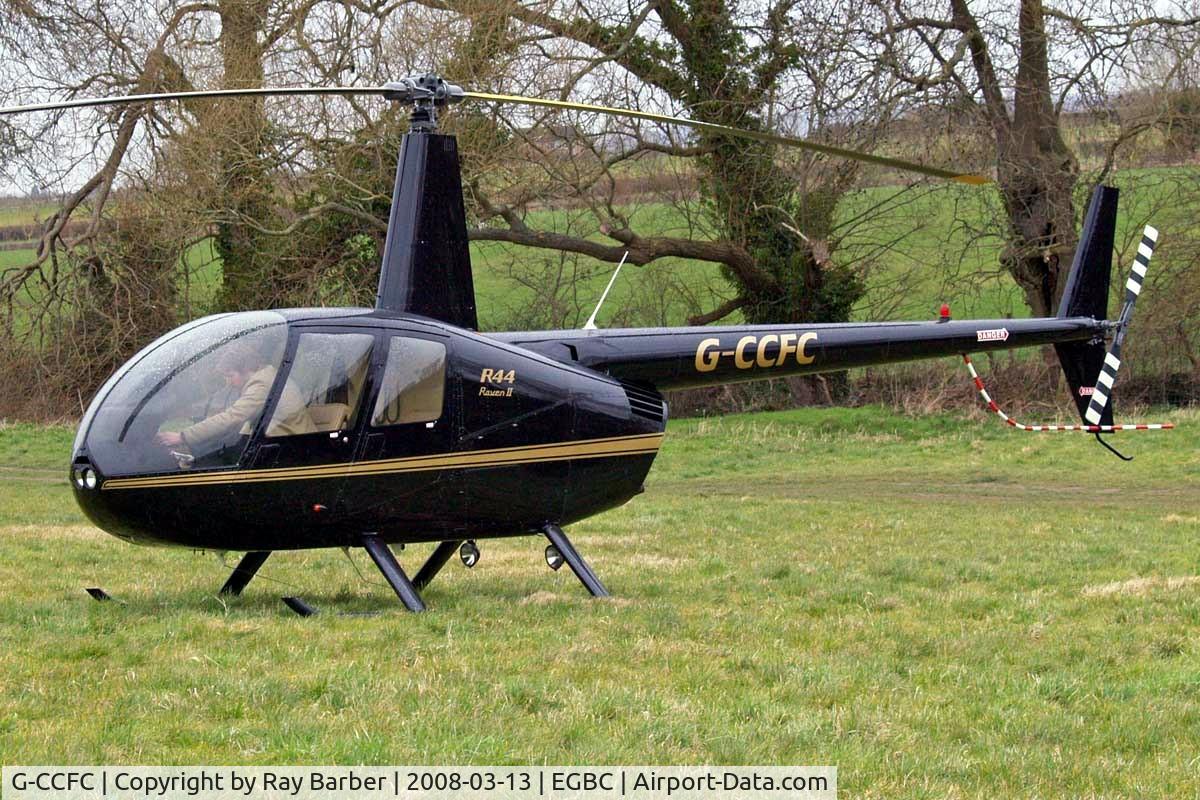 G-CCFC, 2003 Robinson R44 Raven II C/N 10151, Robinson R-44 Raven II [10151] Cheltenham Racecourse~G 13/03/2008