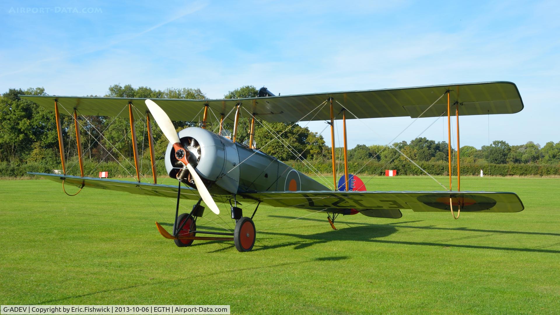 G-ADEV, 1918 Avro 504K C/N R3/LE/61400, 3. G-ADEV at The Shuttleworth Collection October Flying Day - (The final Flying Day of their 50th Anniversary Season.)