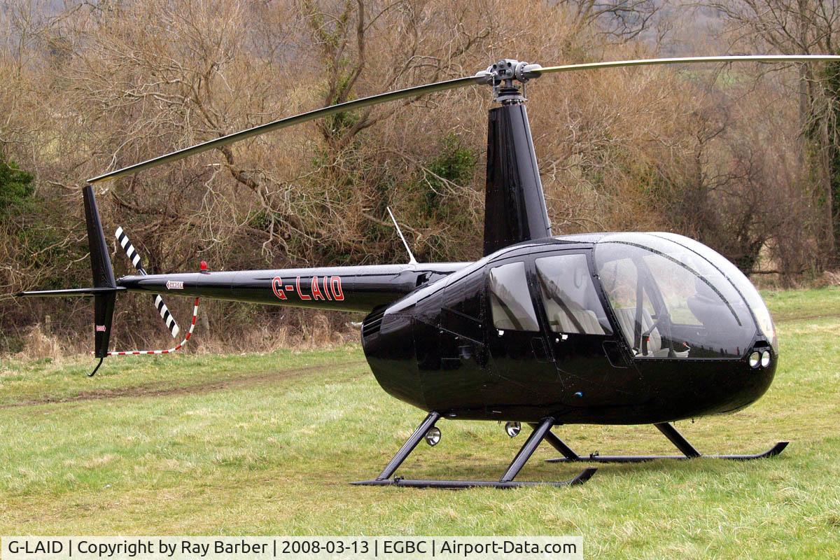 G-LAID, 2006 Robinson R44 Raven II C/N 11377, Robinson R-44 Raven II [11377] Cheltenham Racecourse~G 13/03/2008