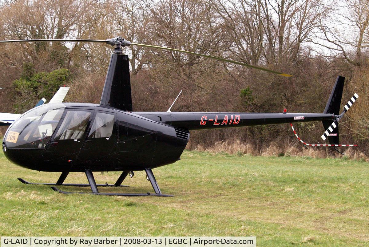 G-LAID, 2006 Robinson R44 Raven II C/N 11377, Robinson R-44 Raven II [11377] Cheltenham Racecourse~G 13/03/2008