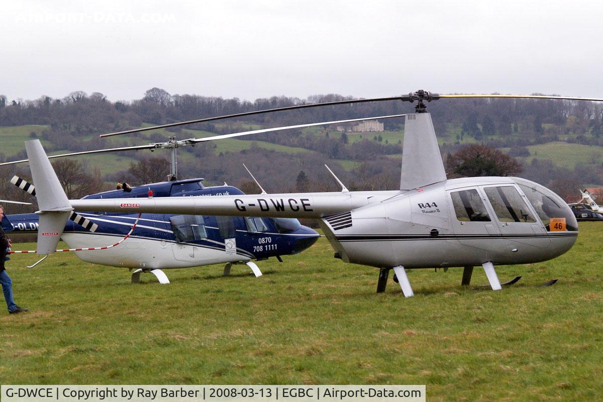 G-DWCE, 2006 Robinson R44 Raven II C/N 11511, Robinson R-44 Raven II [11511] Cheltenham Racecourse~G 13/03/2008