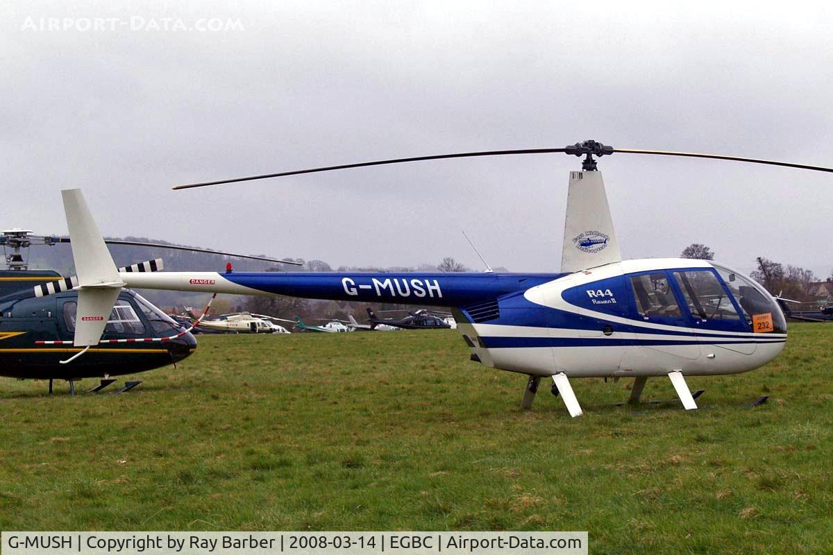 G-MUSH, 2004 Robinson R44 II C/N 10278, Robinson R-44 Raven II [10278] Cheltenham Racecourse~G 14/03/2008