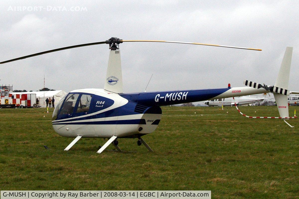 G-MUSH, 2004 Robinson R44 II C/N 10278, Robinson R-44 Raven II [10278] Cheltenham Racecourse~G 14/03/2008