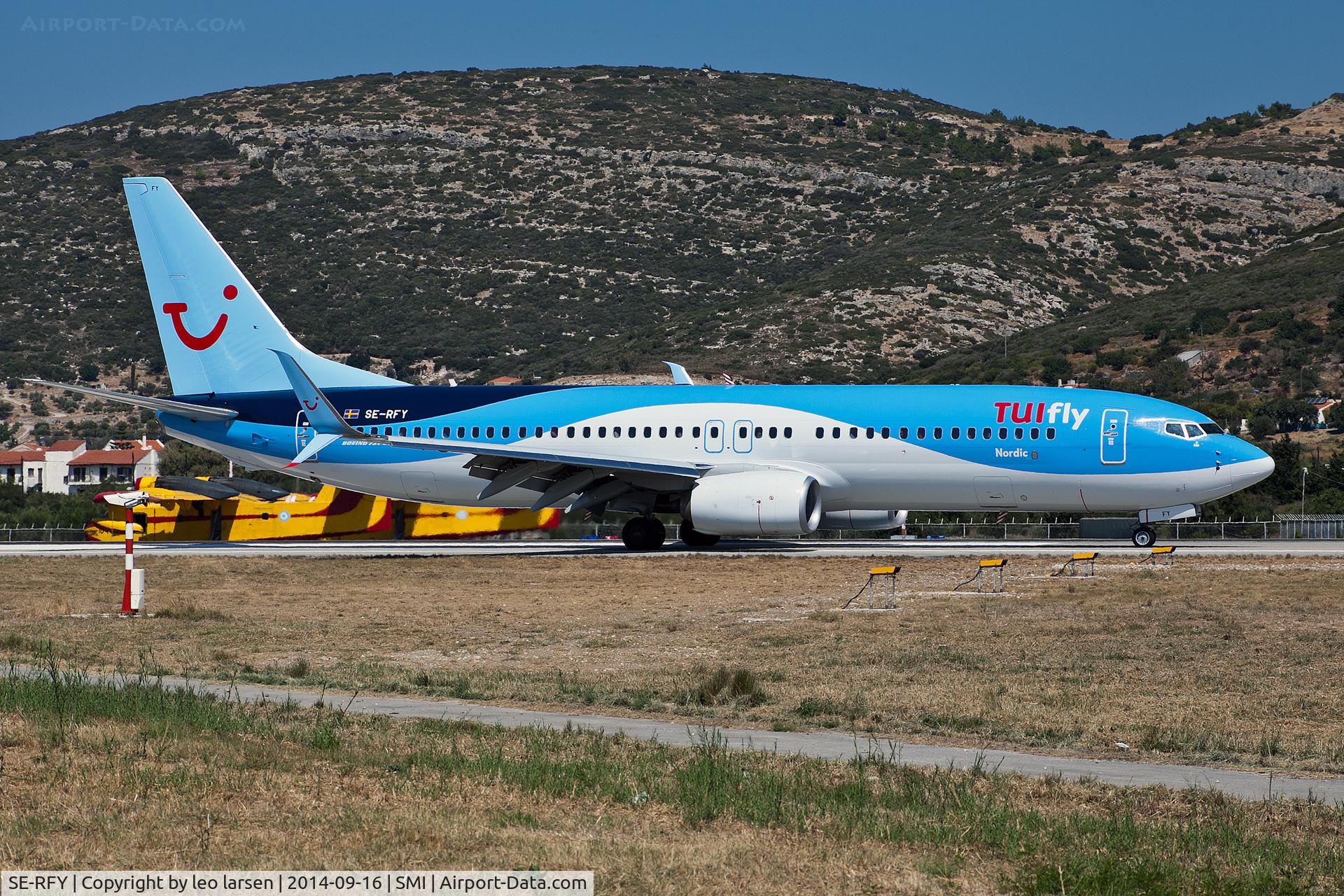 SE-RFY, 2014 Boeing 737-8K5 C/N 44272, Samos 16.9.14