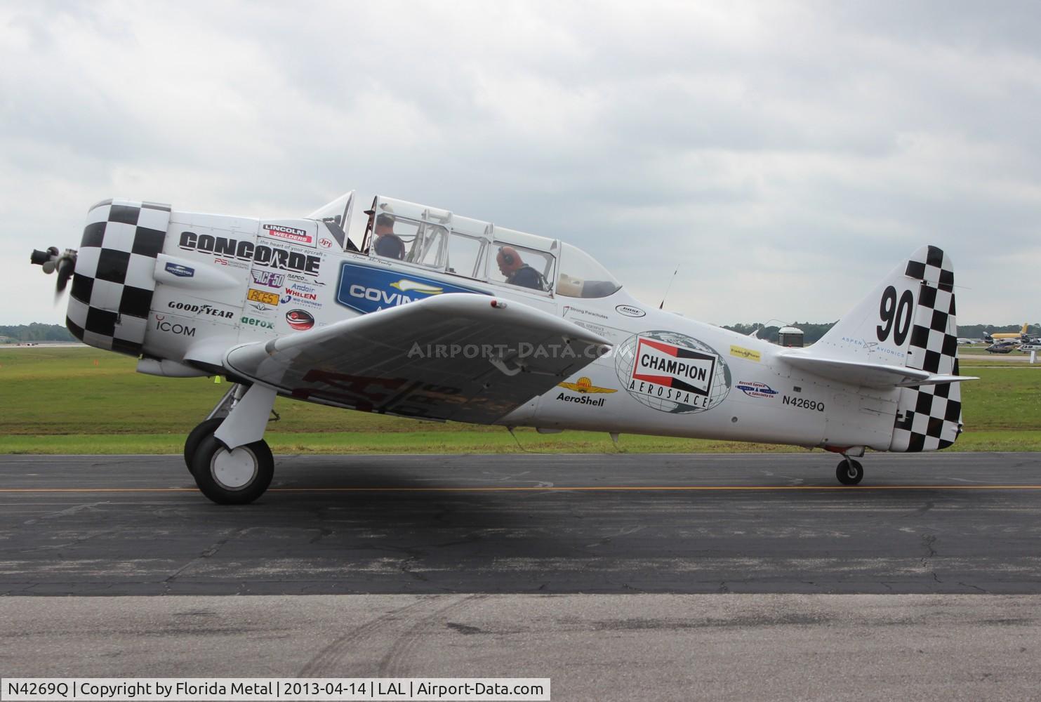 N4269Q, 1953 North American T-6G Texan C/N 197-5, T-6G Aeroshell back up plane