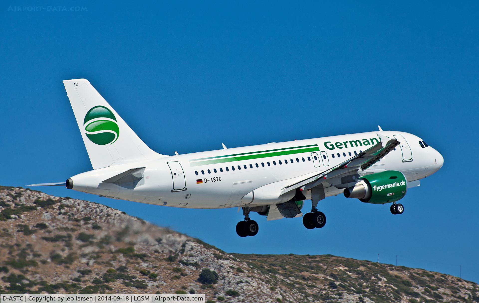D-ASTC, 2012 Airbus A319-112 C/N 5085, Samos 18.9.14