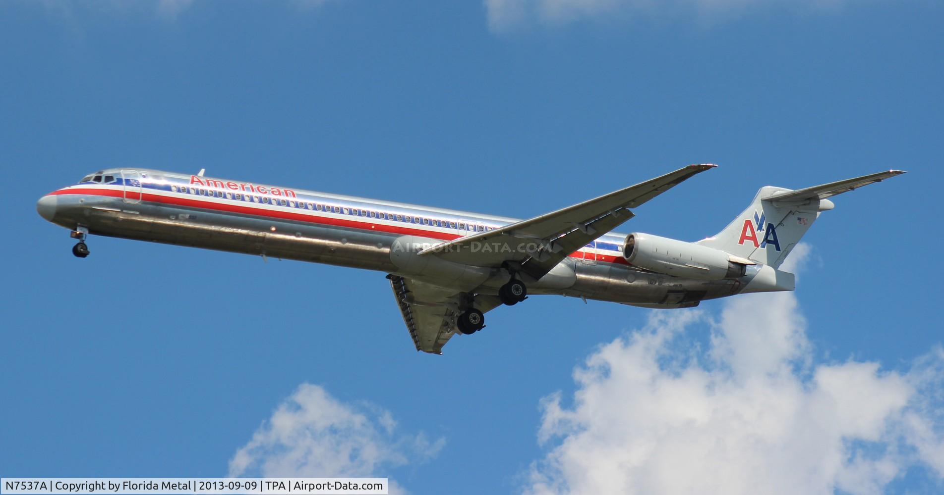 N7537A, 1990 McDonnell Douglas MD-82 (DC-9-82) C/N 49991, American MD-82
