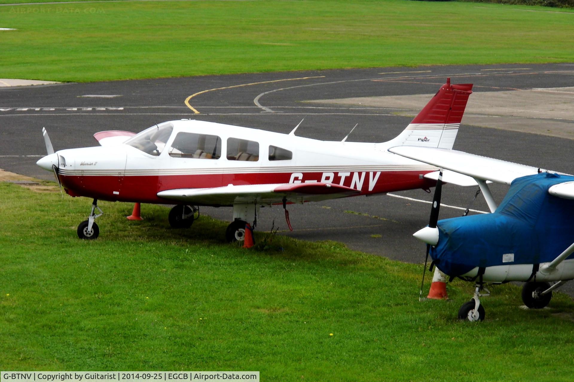 G-BTNV, 1978 Piper PA-28-161 Cherokee Warrior II C/N 28-7816590, City Airport Manchester