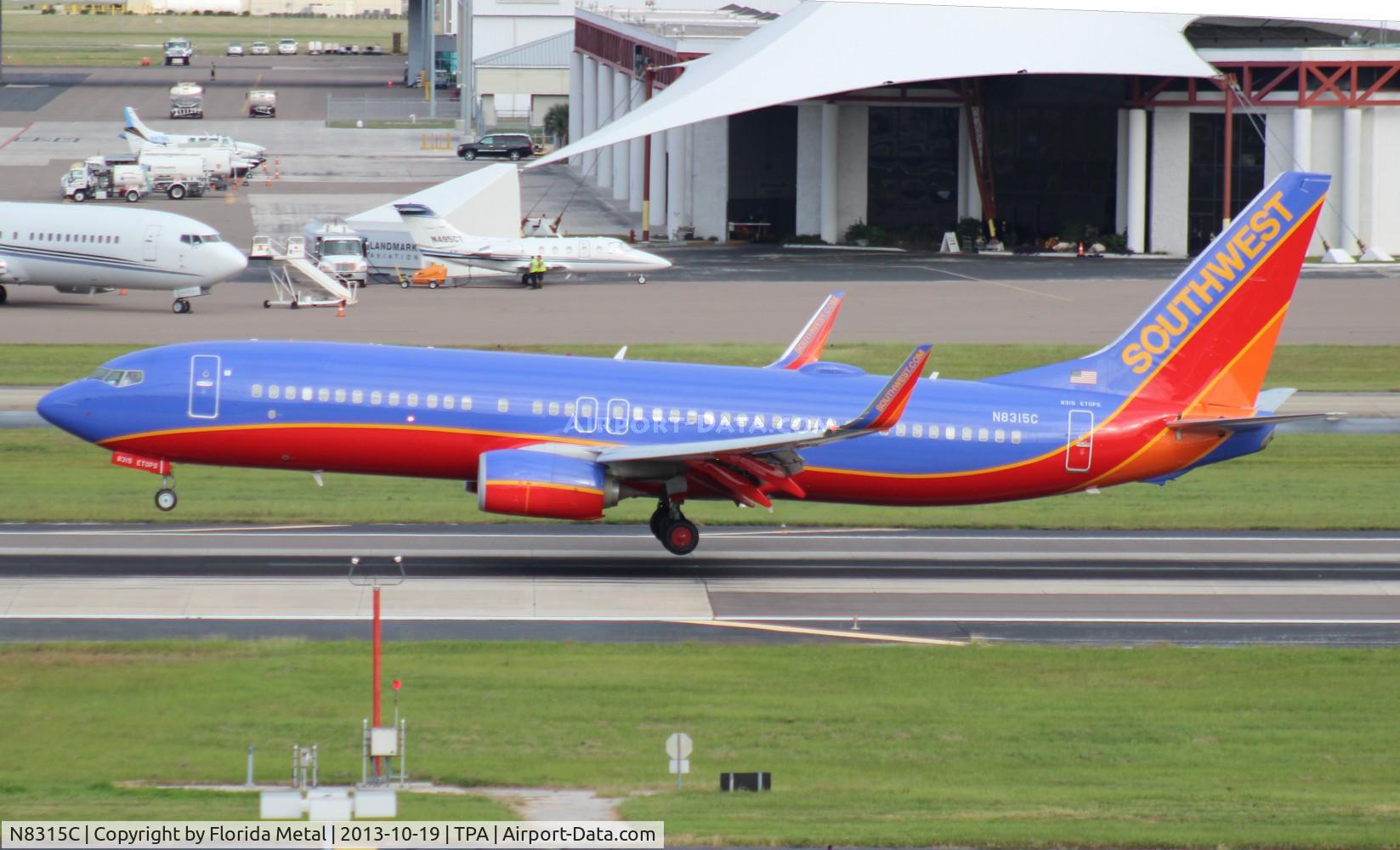 N8315C, 2012 Boeing 737-8H4 C/N 38811, Southwest 737-800