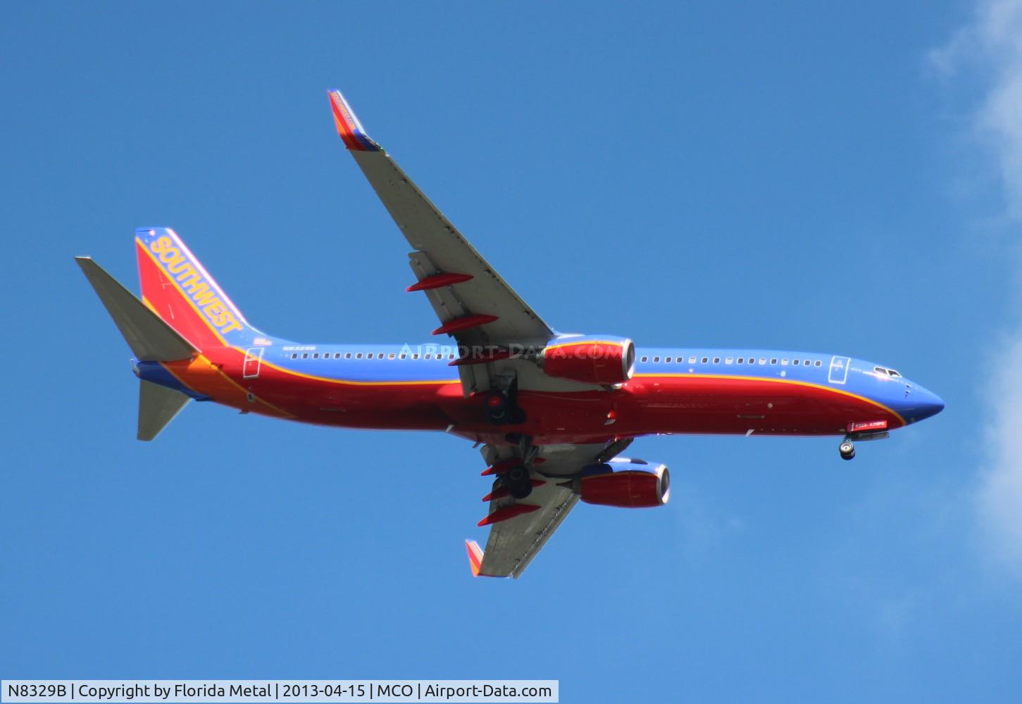 N8329B, 2012 Boeing 737-8H4 C/N 37006, Southwest 737-800