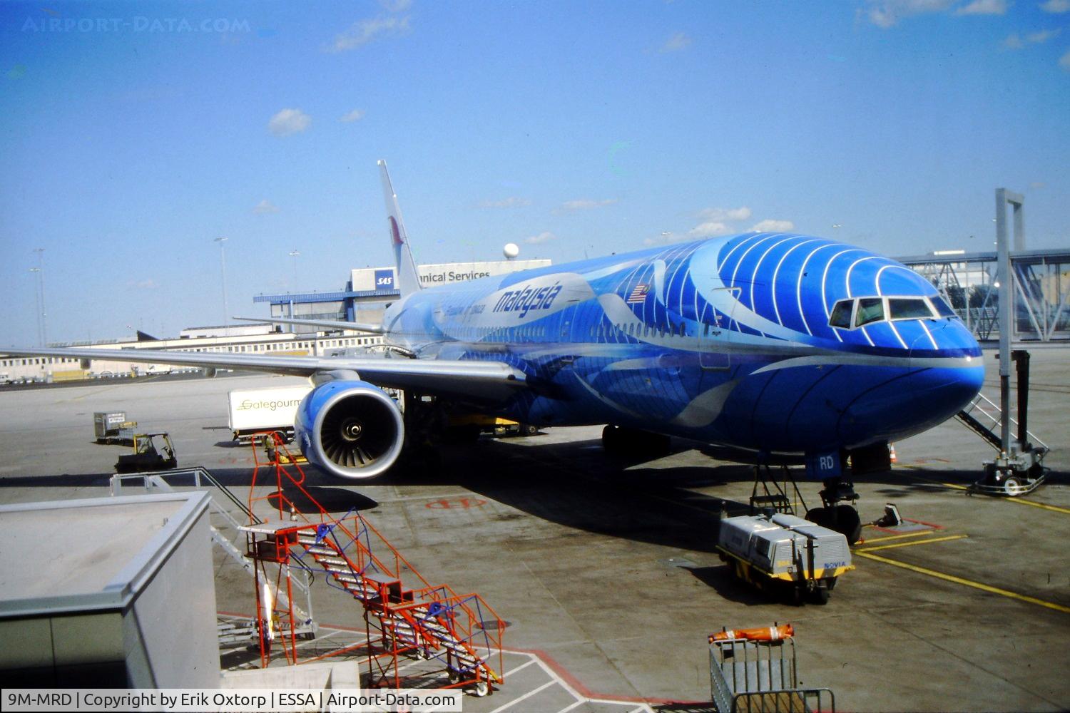 9M-MRD, 1997 Boeing 777-2H6/ER C/N 28411, 9M-MRD in ARN 2006-06