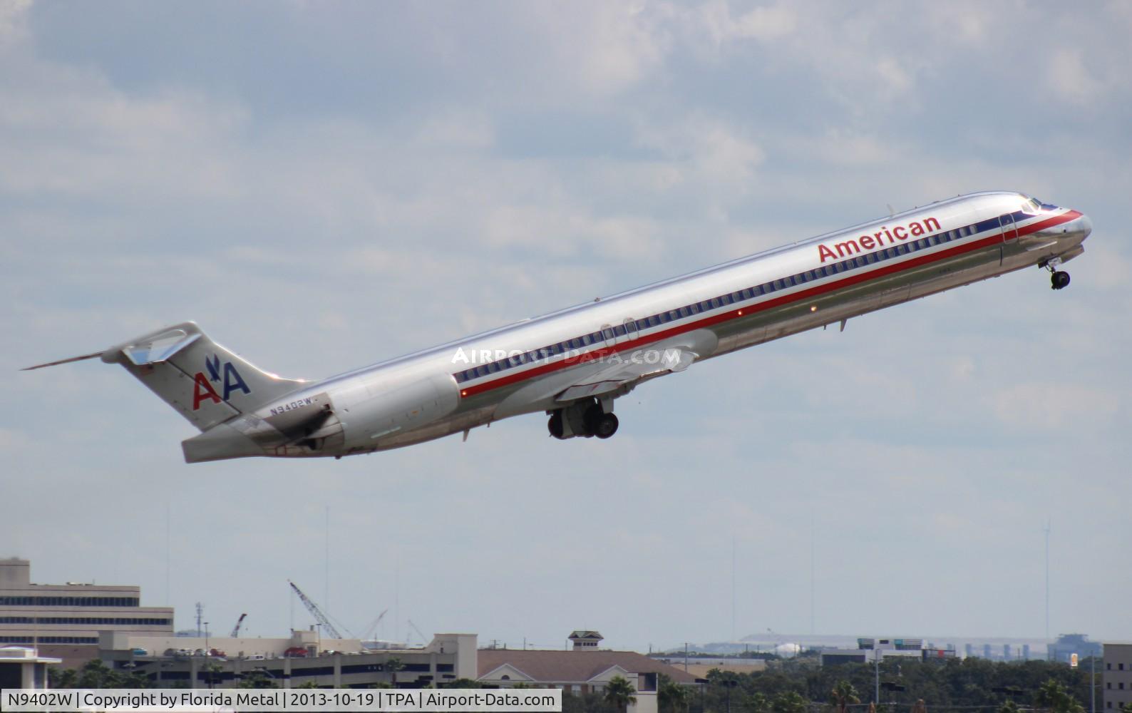 N9402W, 1992 McDonnell Douglas MD-83 (DC-9-83) C/N 53138, American MD-83