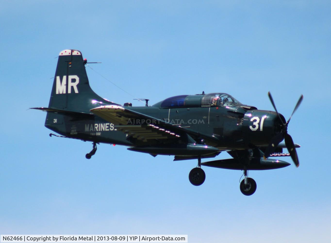 N62466, 1955 Douglas EA-1E Skyraider C/N 10255 (135178), EA-1E Skyraider