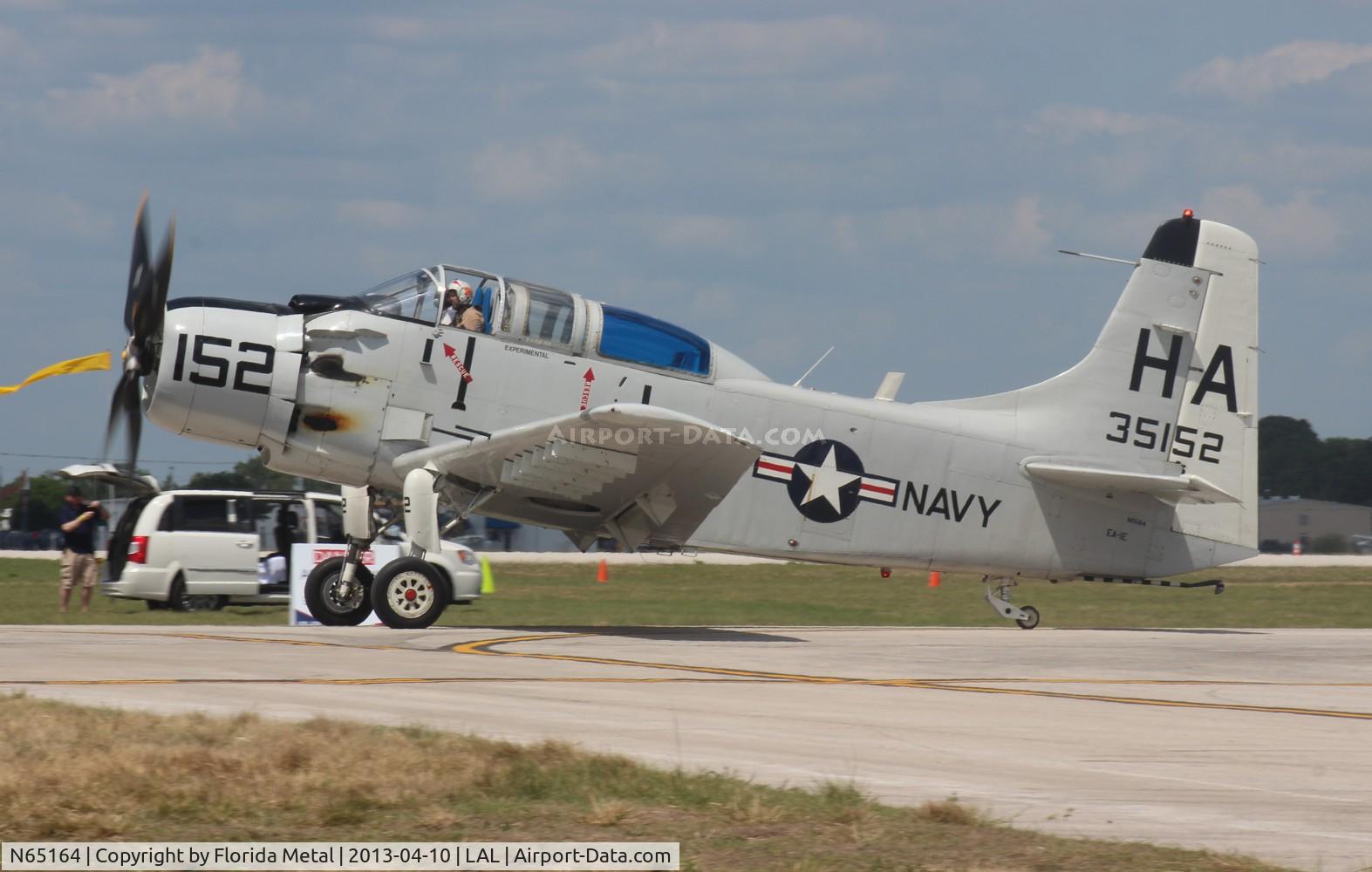N65164, 1955 Douglas EA-1E Skyraider AD-5W C/N 55-471DH, EA-1E Skyraider