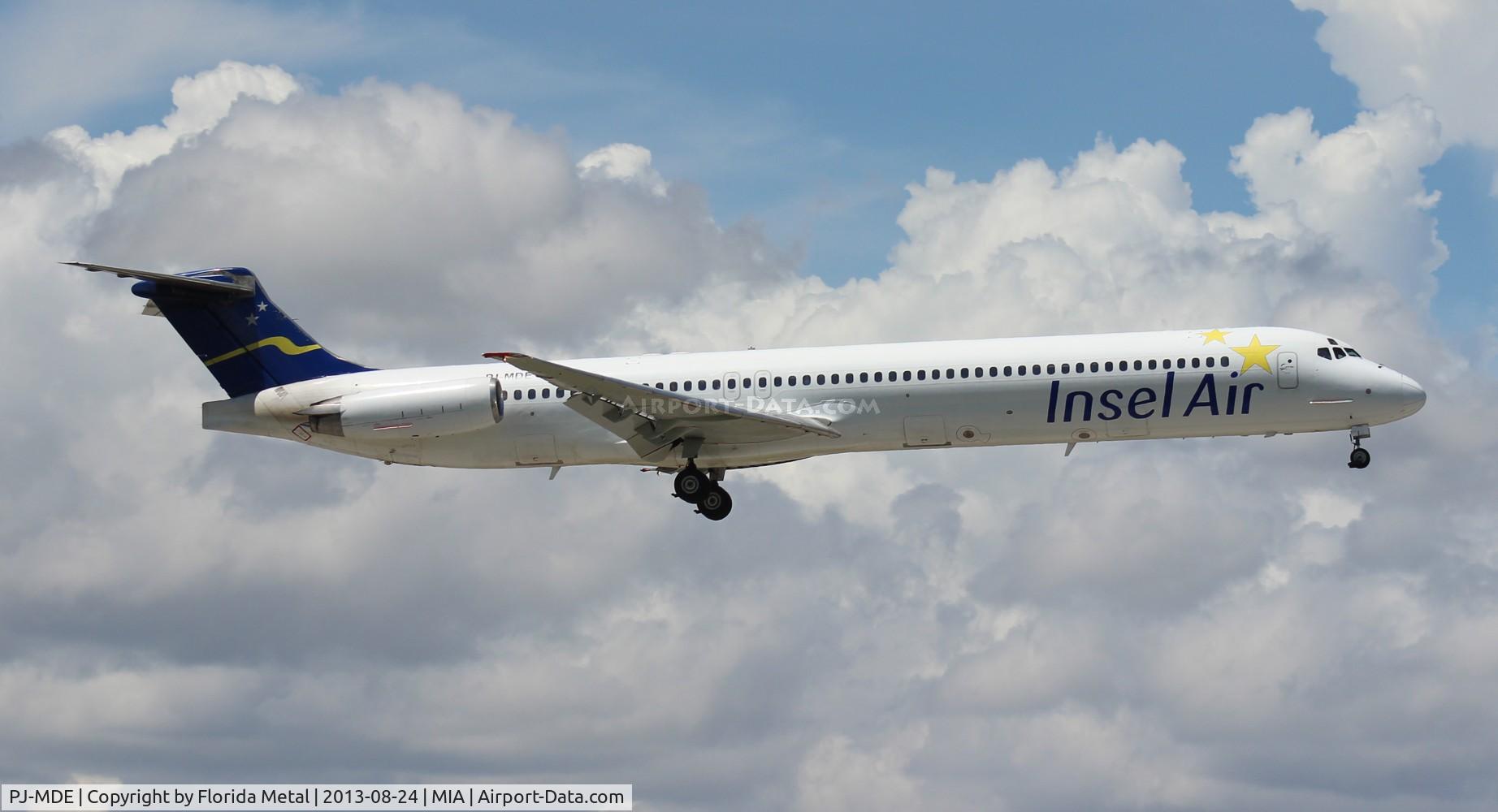 PJ-MDE, 1990 McDonnell Douglas MD-82 (DC-9-82) C/N 49971, Insel Air MD-82