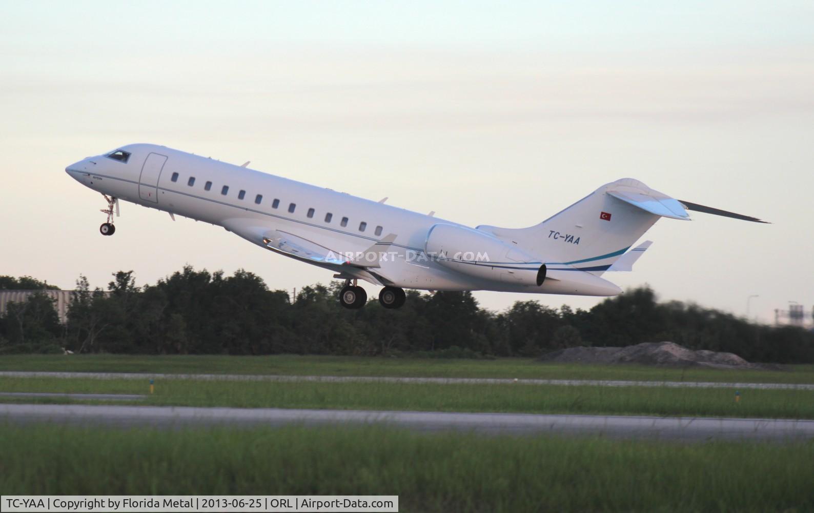 TC-YAA, 2009 Bombardier BD-700-1A10 Global Express XRS C/N 9365, Global Express