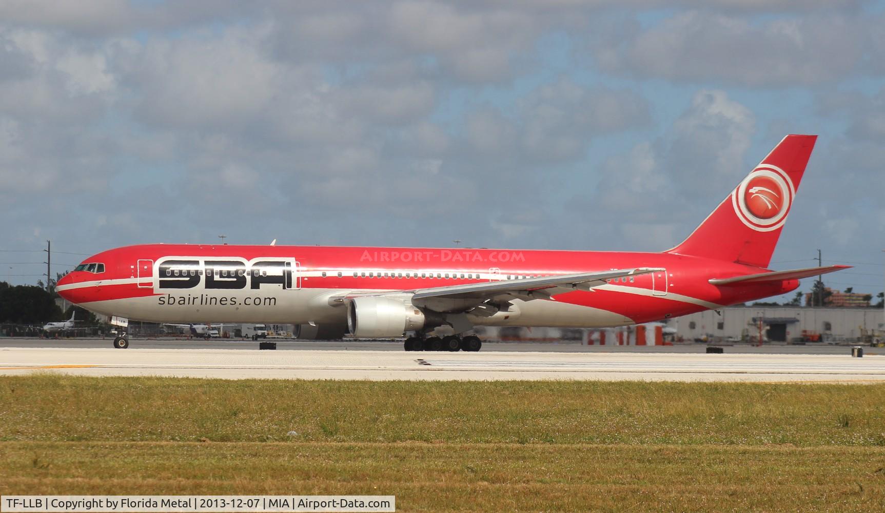 TF-LLB, 1991 Boeing 767-3Y0/ER C/N 25000, SBA 767-300