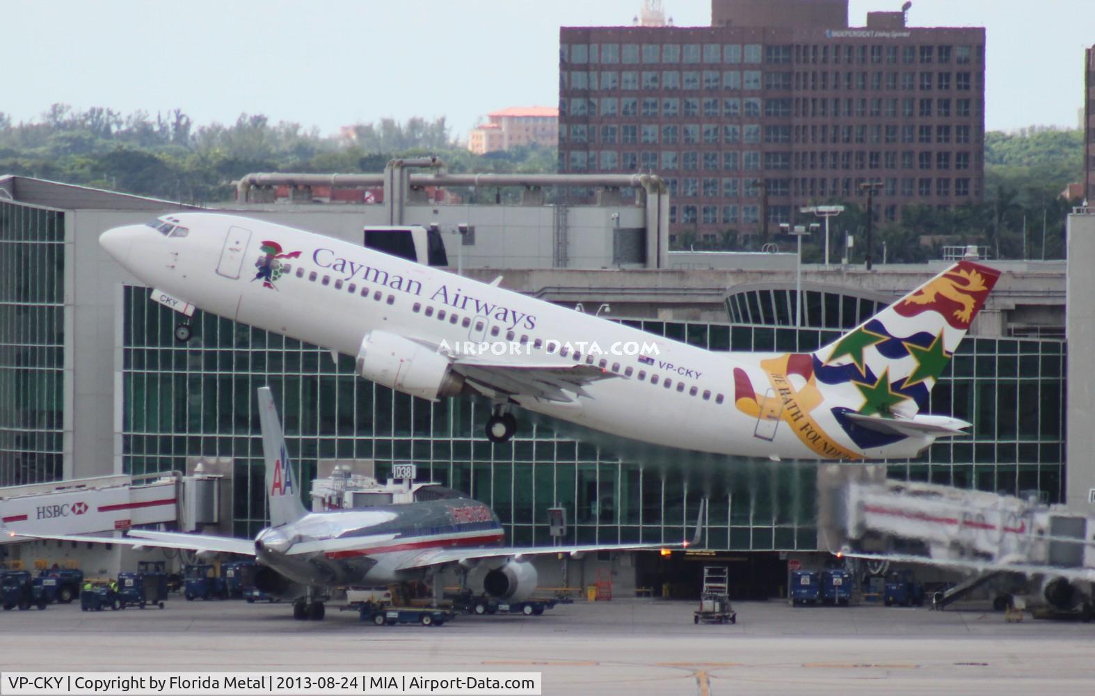 VP-CKY, 1992 Boeing 737-3Q8 C/N 26282, Cayman 737-300