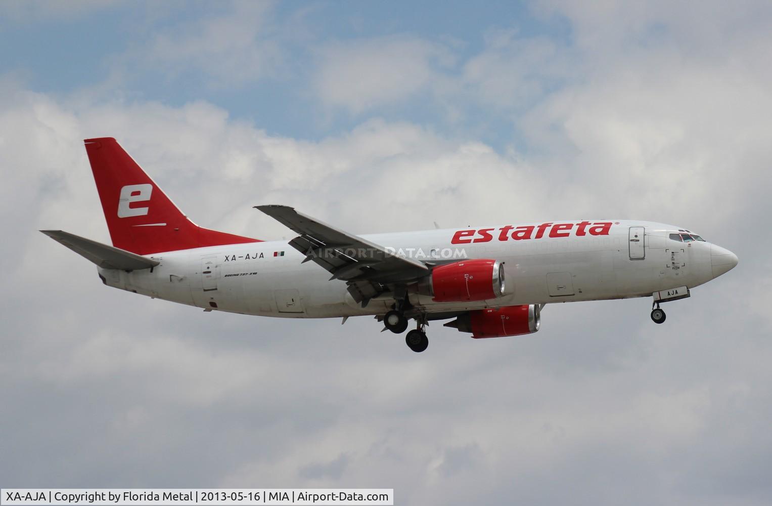 XA-AJA, 1987 Boeing 737-3Y0/SF C/N 23747, Estafeta Cargo 737