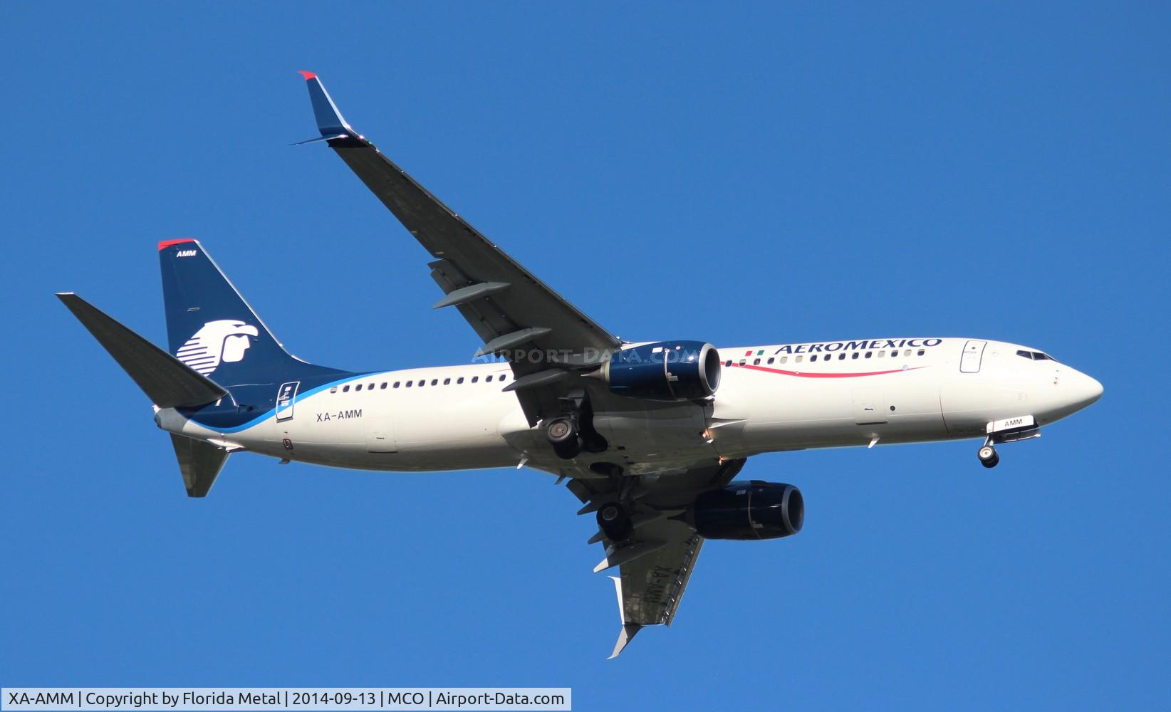 XA-AMM, 2014 Boeing 737-852 C/N 39944, Aeromexico 737-800