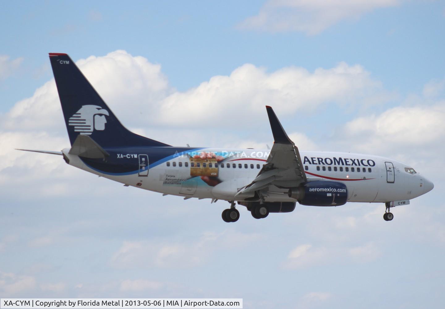 XA-CYM, 2007 Boeing 737-752 C/N 35124, Aeromexico 737-700