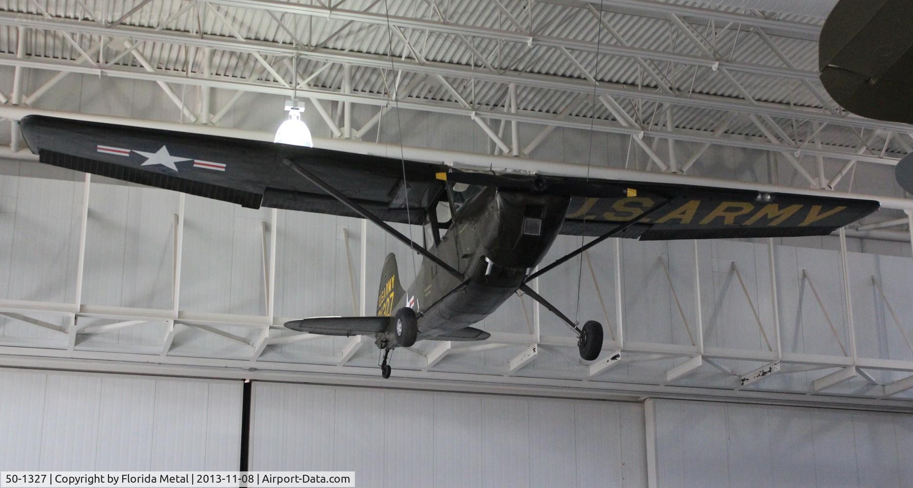 50-1327, 1950 Cessna O-1A Bird Dog C/N 21001, O-1A Bird Dog at Army Aviation Museum