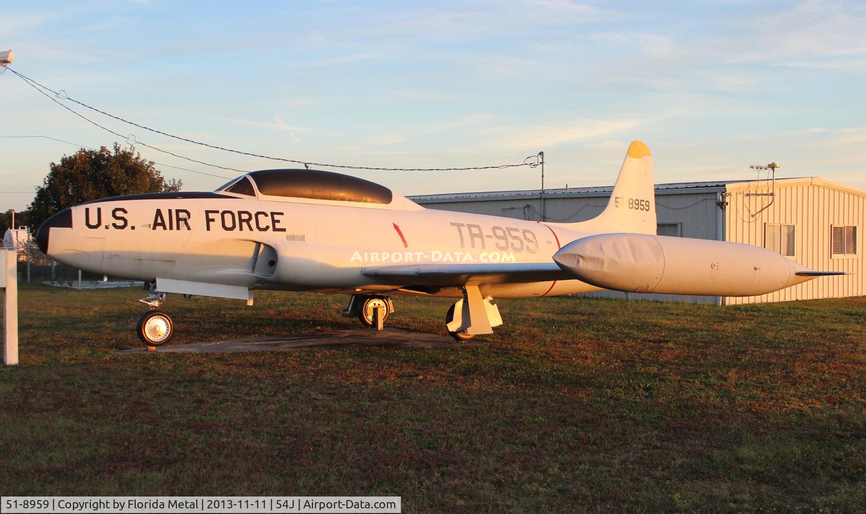 51-8959, 1951 Lockheed T-33A Shooting Star C/N 580-6743, T-33A