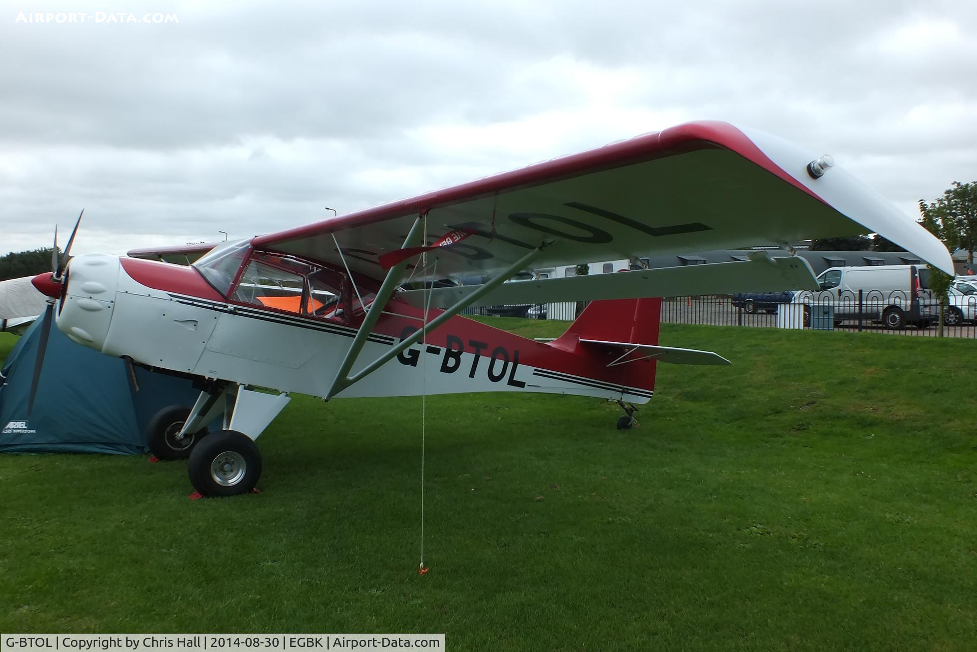 G-BTOL, 1993 Denney Kitfox Mk3 C/N PFA 172-12052, at the LAA Rally 2014, Sywell