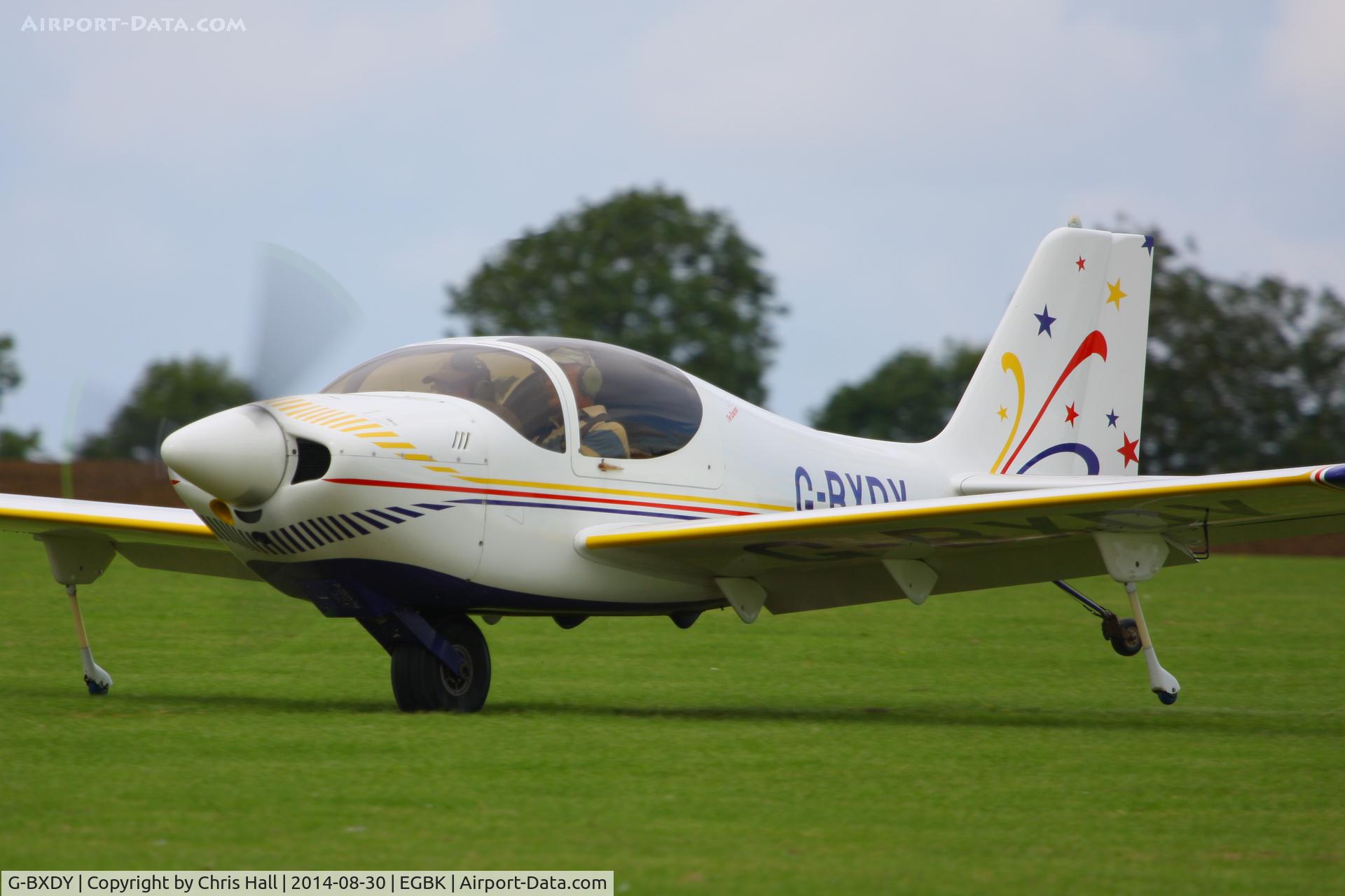 G-BXDY, 1997 Europa Monowheel C/N PFA 247-12914, at the LAA Rally 2014, Sywell