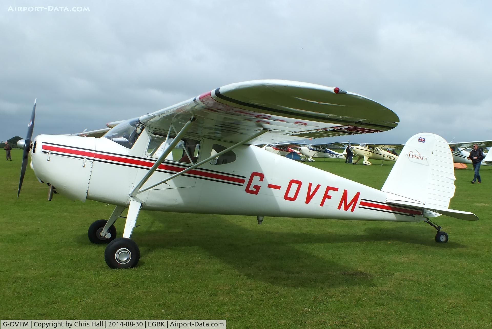 G-OVFM, 1948 Cessna 120 C/N 14720, at the LAA Rally 2014, Sywell
