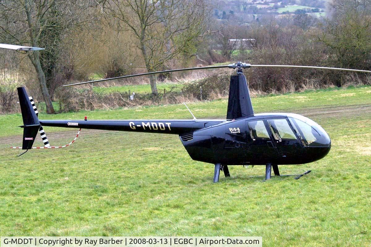 G-MDDT, 2006 Robinson R44 Raven II C/N 11474, Robinson R-44 Raven II [11474] Cheltenham Racecourse~G 14/03/2008